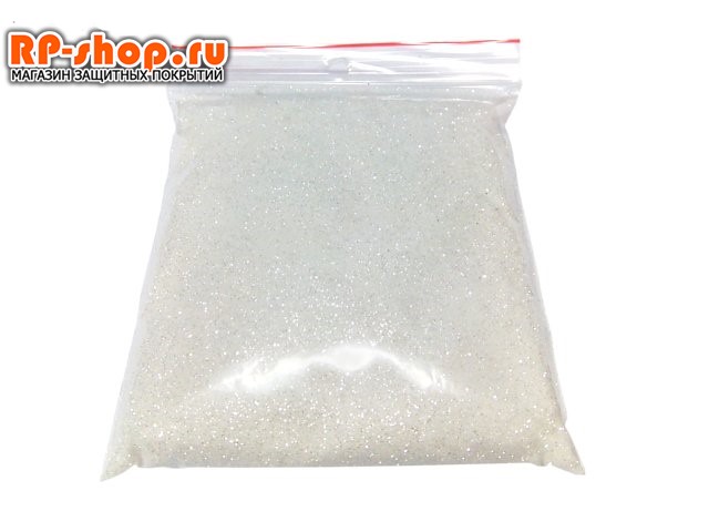 Глиттер белый 0.2 мм 20 грамм. 2057 - фото 7011